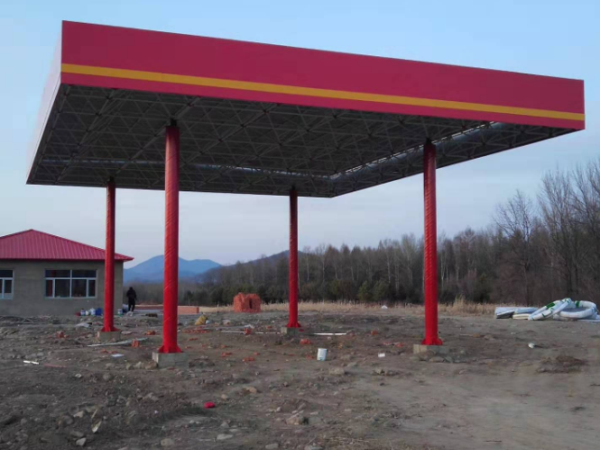 北宁加油站网架