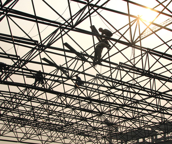北宁厂房网架安装