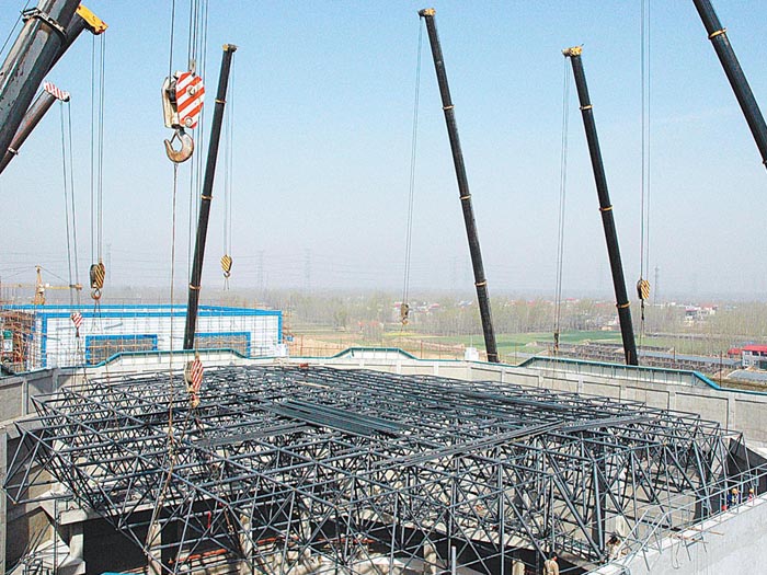 北宁网架高空滑移法